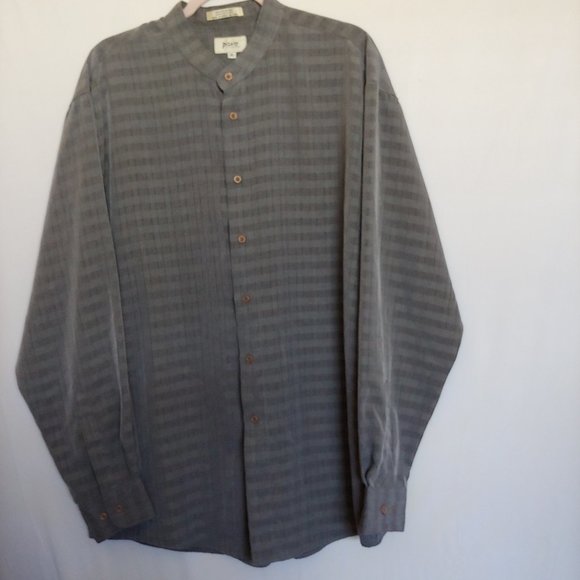 Pavo Other - Pavo by Lastrada vintage mens size XL grey pattern collarless